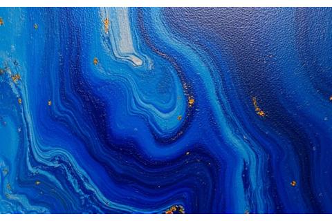 Peinture abstraite avec des pigments vifs