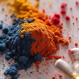 Matières premières naturelles et synthétiques pour la production de pigments